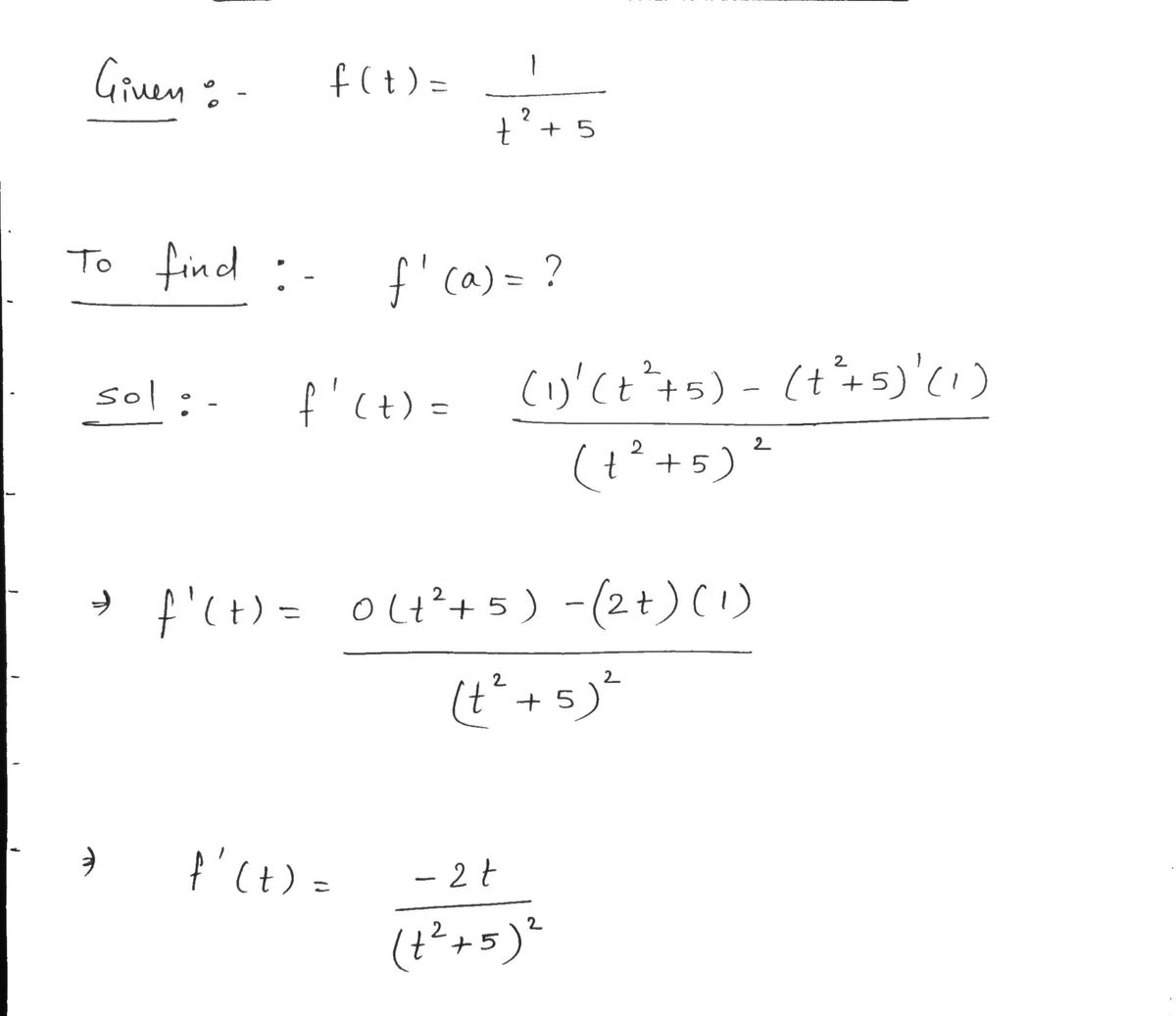 Calculus homework question answer, step 1, image 1